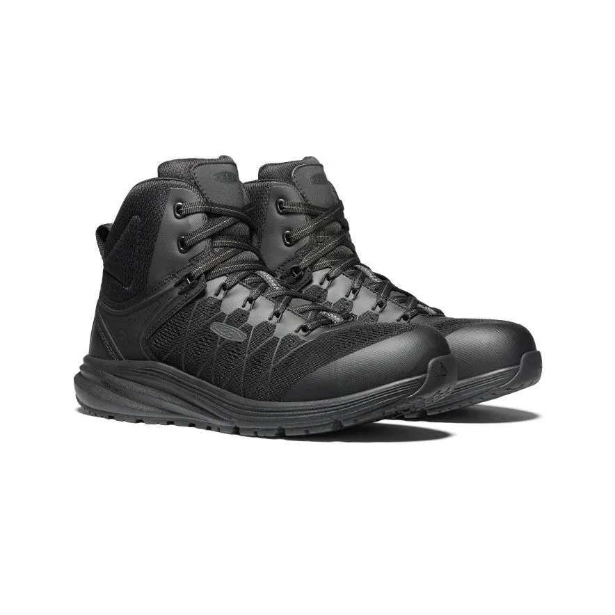 Comfortable compression Men's Vista Energy Mid (Carbon Toe)  |  Black/Raven
