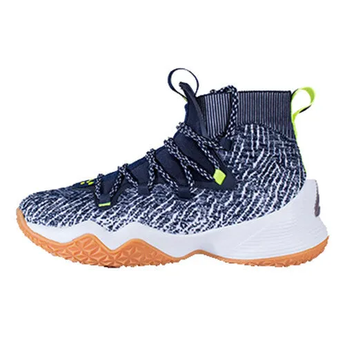 Peak Men Basketball Shoes High-Top Sneakers Actual Combat Grey EW01161A Padded Slip-On Travel Shoes