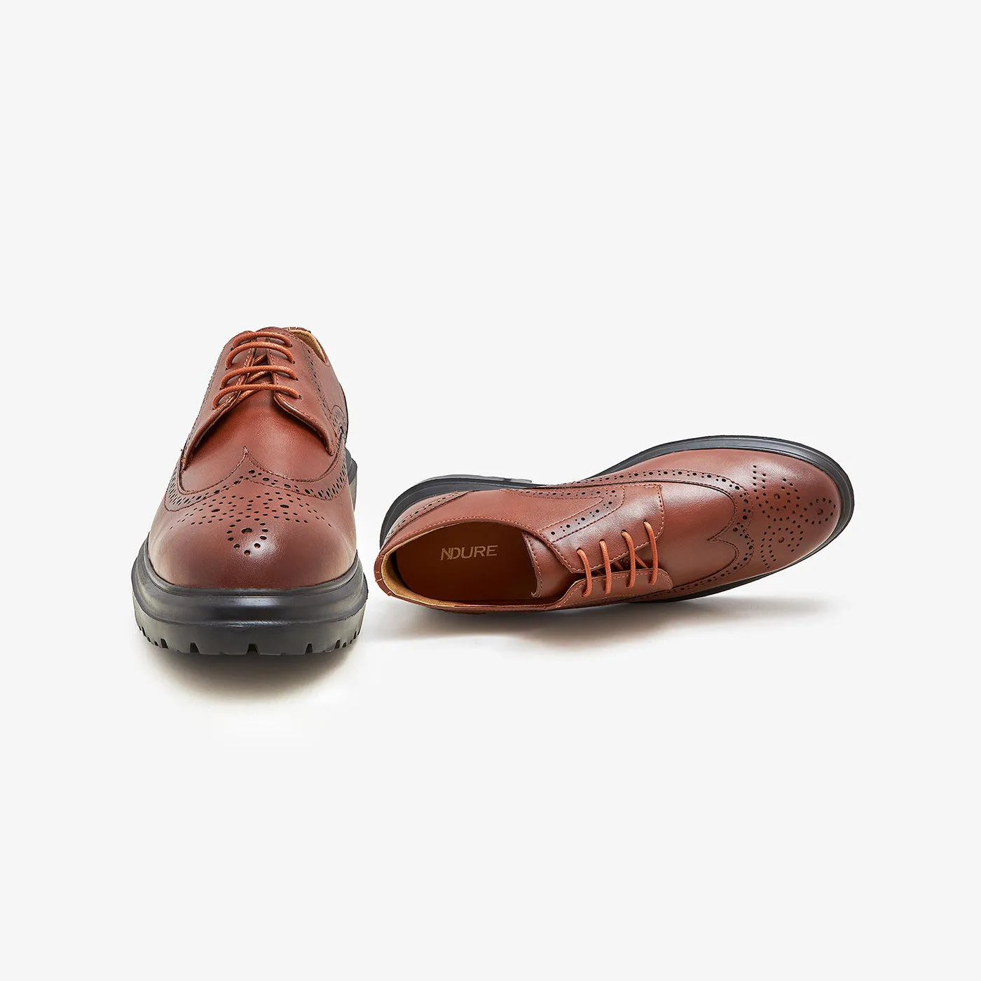 Men's Elevated Lace-Ups Chic Step Office Routine