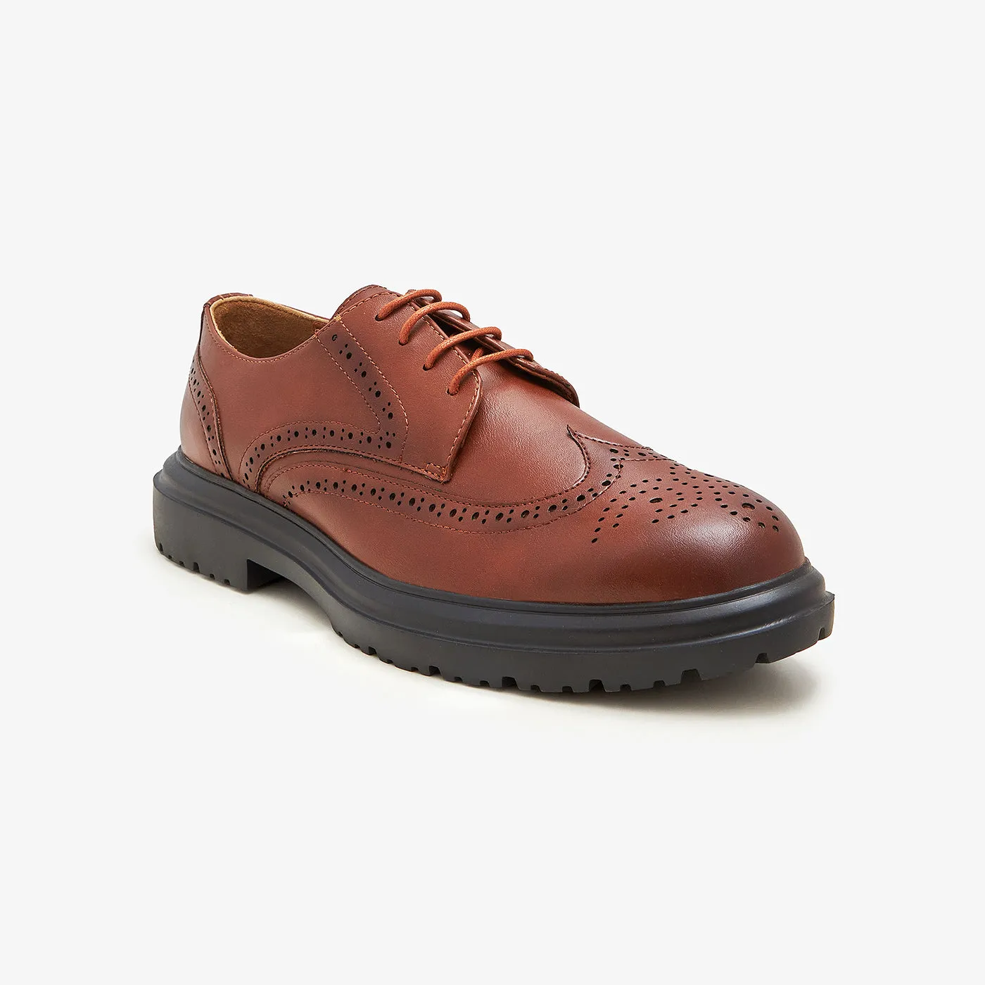 Sleek Slim Edge Men's Elevated Lace-Ups