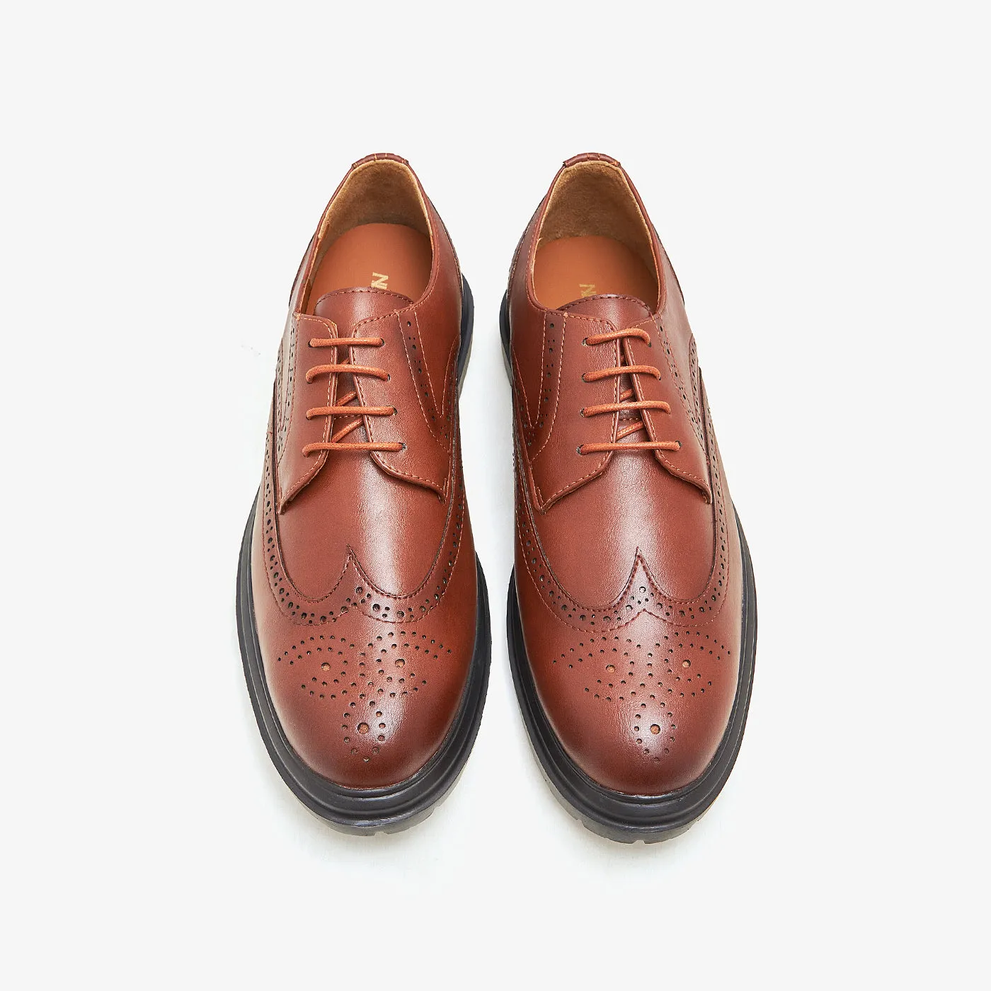 Timeless City Style Stylish Business Attire Men's Elevated Lace-Ups