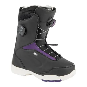 Nitro 2025 Womens Scala Boa Boots - Black/Purple Heavy Duty Footwear Extreme Conditions Protection