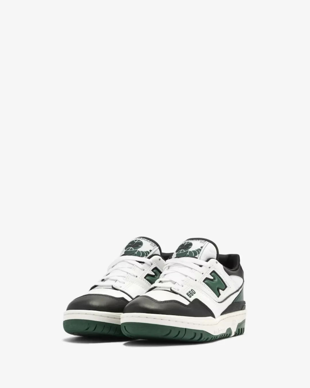 New Balance 550 'White/Green' Sneakers Moon Tone