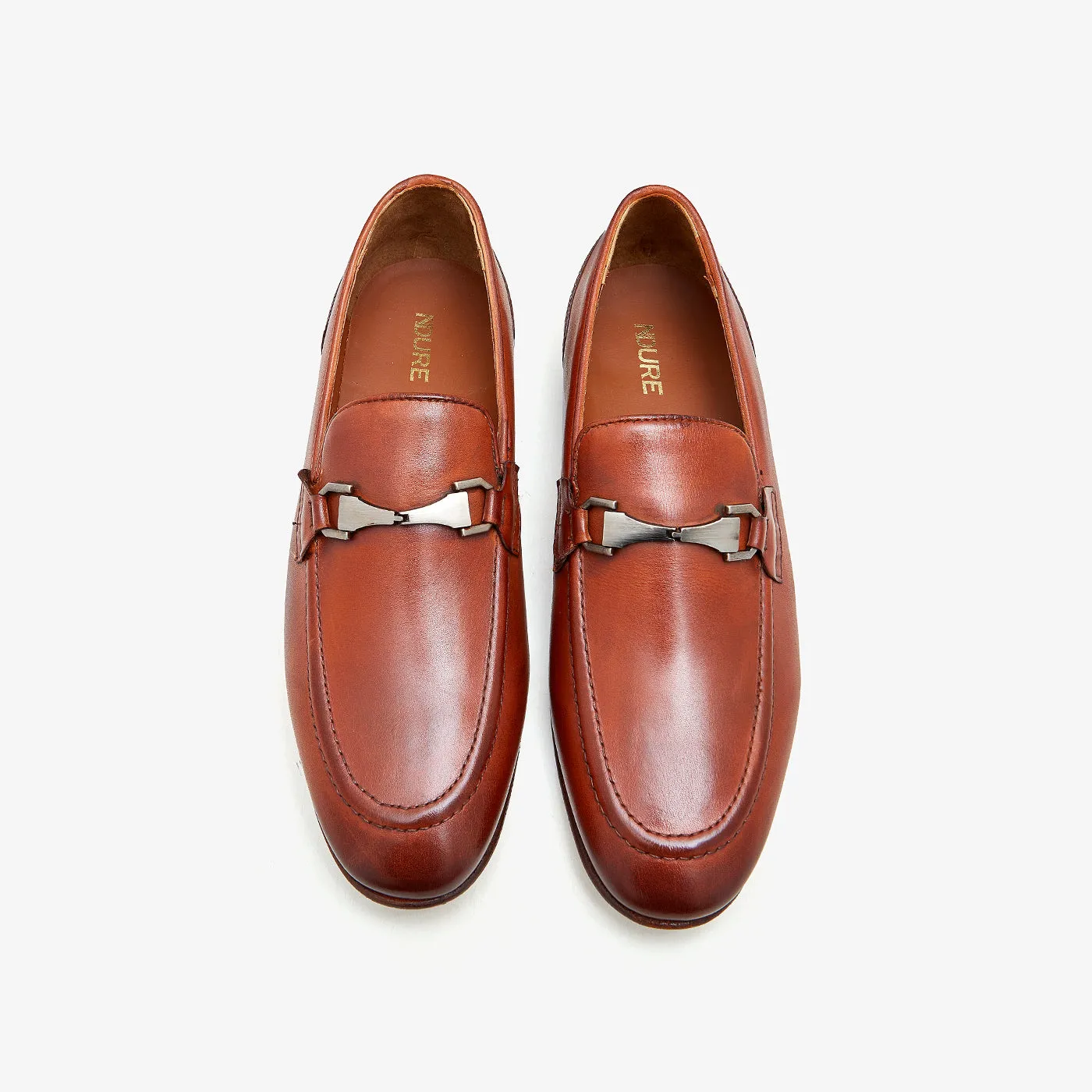 Men's Luxurious Leather Formals All-Season Versatility Sharp Office Style