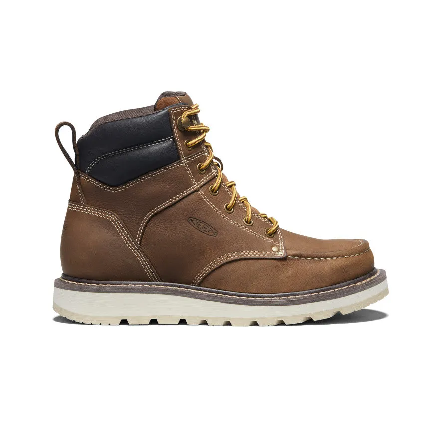 Stable base Men's Cincinnati 6" Boot (Soft Toe)  |  Belgian/Sandshell