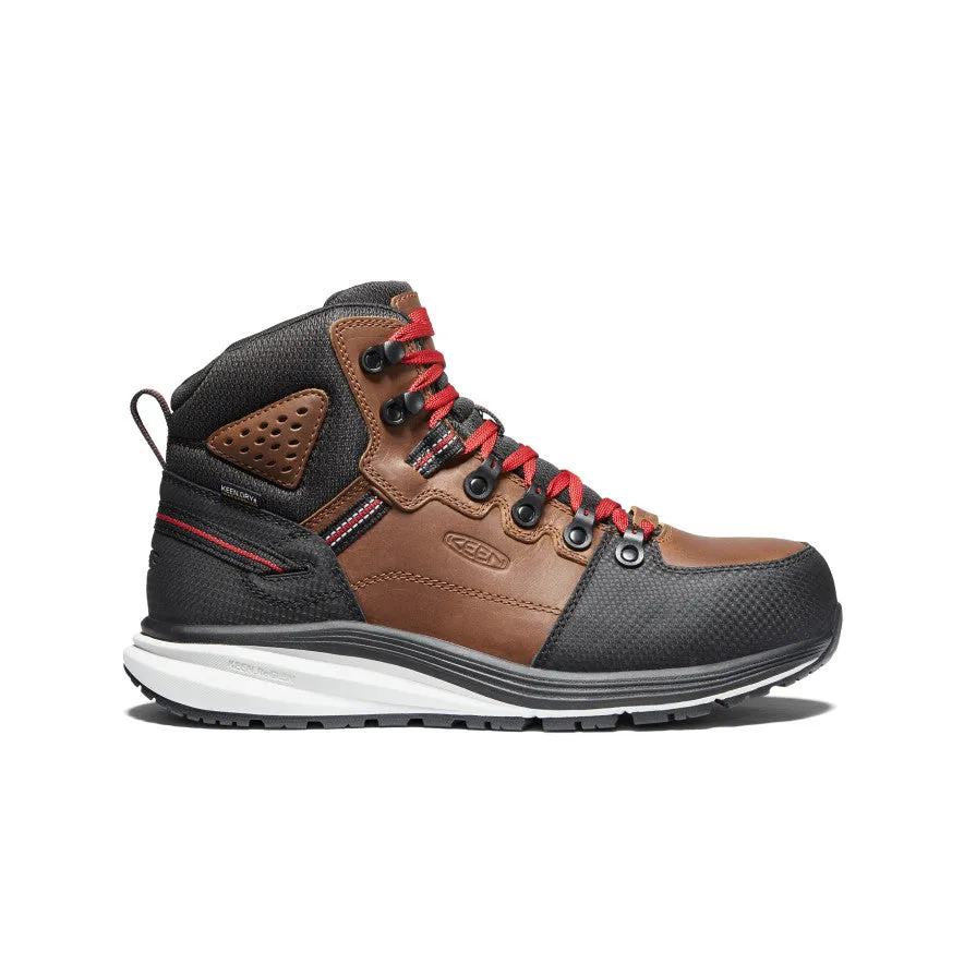 Men's Red Hook Waterproof Boot (Carbon Toe)  |  Tobacco/Black Multi-Purpose Comfort Trendy Style