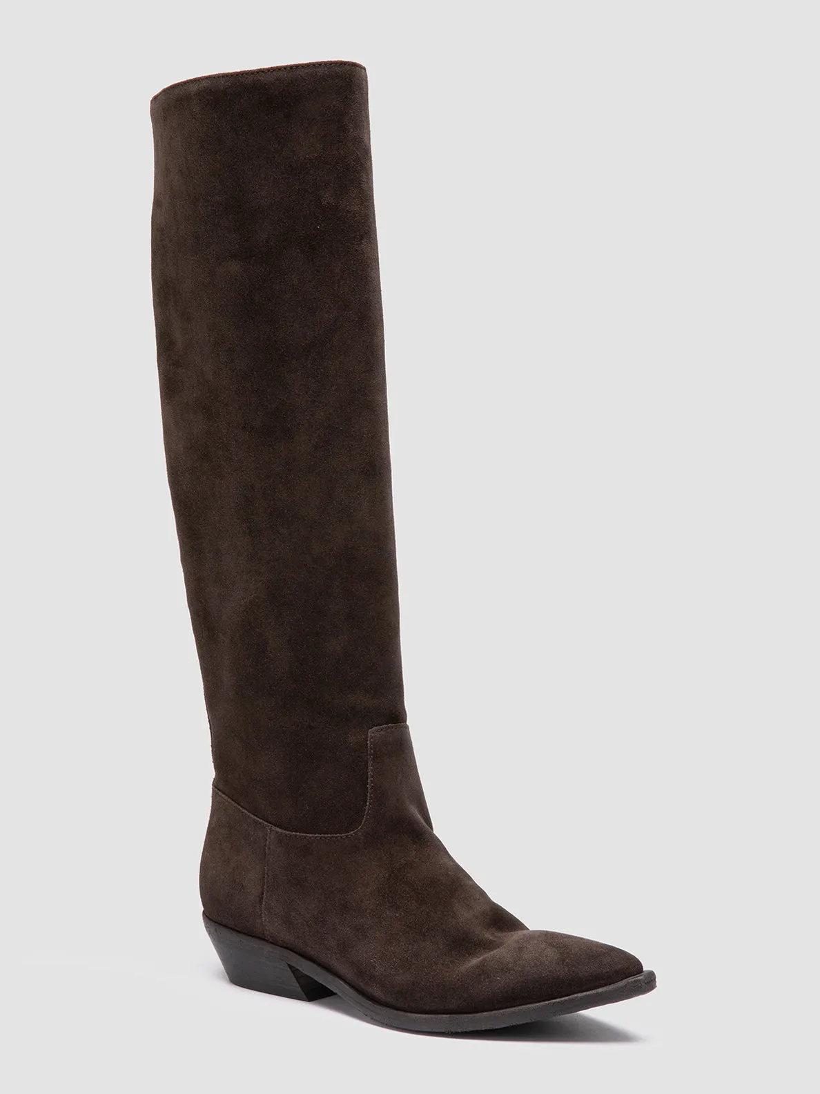 NOELIE DD 104 - Brown Suede Pull On Boots Classic Shoes