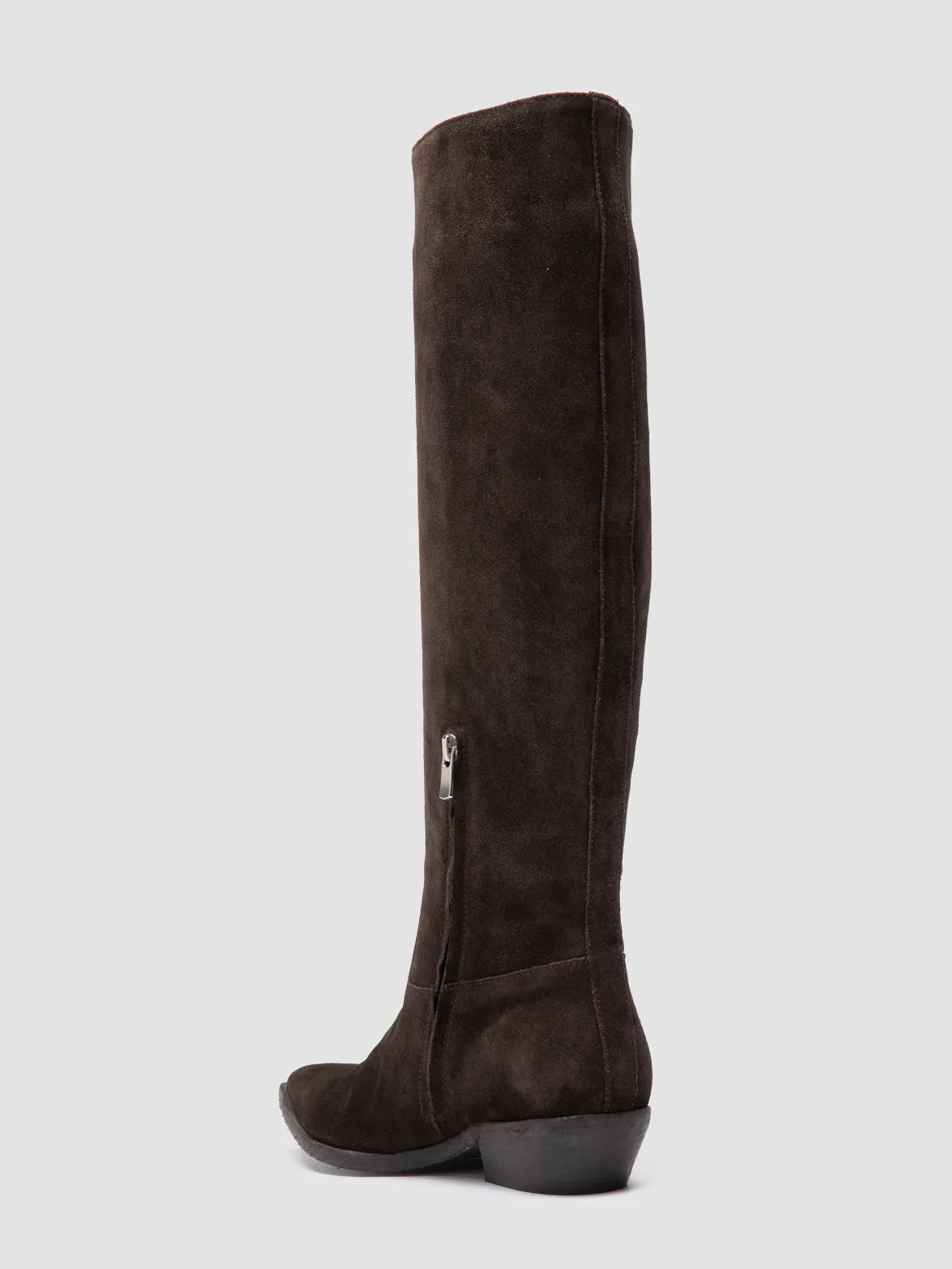 NOELIE DD 104 - Brown Suede Pull On Boots Any Season