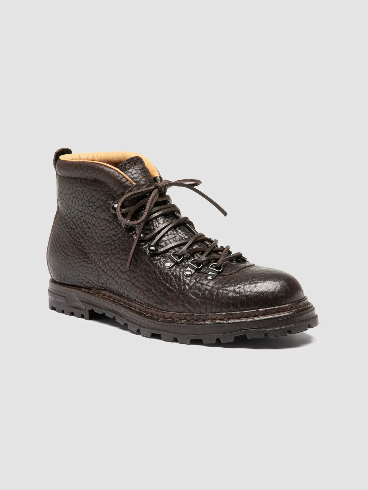 Shock-absorbent Step Forward ARTIK 001 - Brown Leather Lace Up Boots