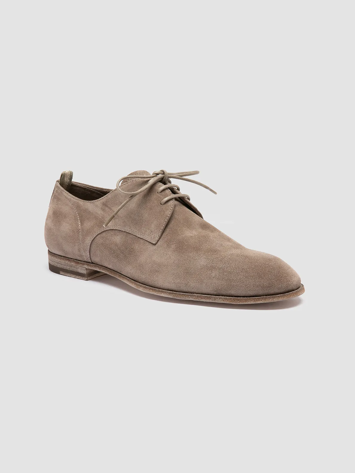 SOLITUDE 002 - Grey Suede Derby Shoes Stylish Shoes Everyday Choice
