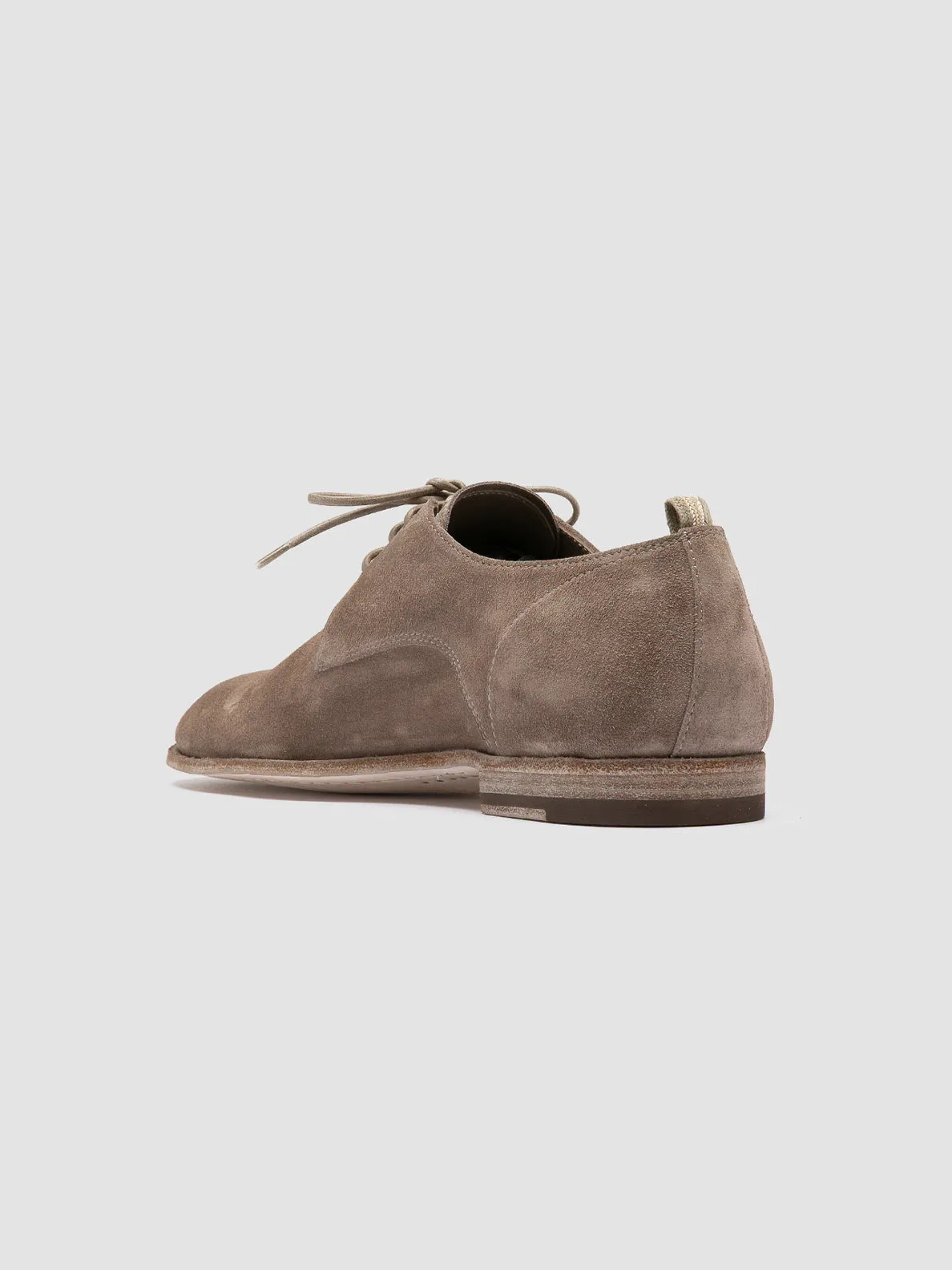 SOLITUDE 002 - Grey Suede Derby Shoes Lightweight Daily Comfort