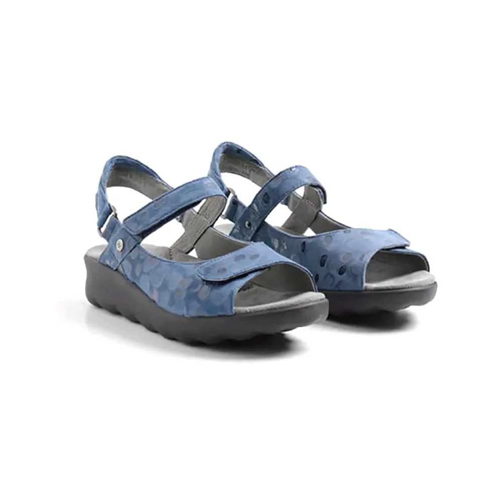 Pichu Sandal - 12-800 Blue Circles Tailored arch