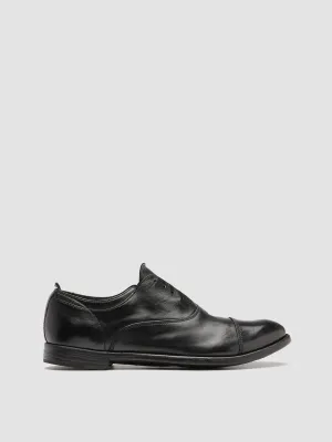ARC 501 - Black Leather Oxford Shoes Flexible Formal Fit Sleek lines