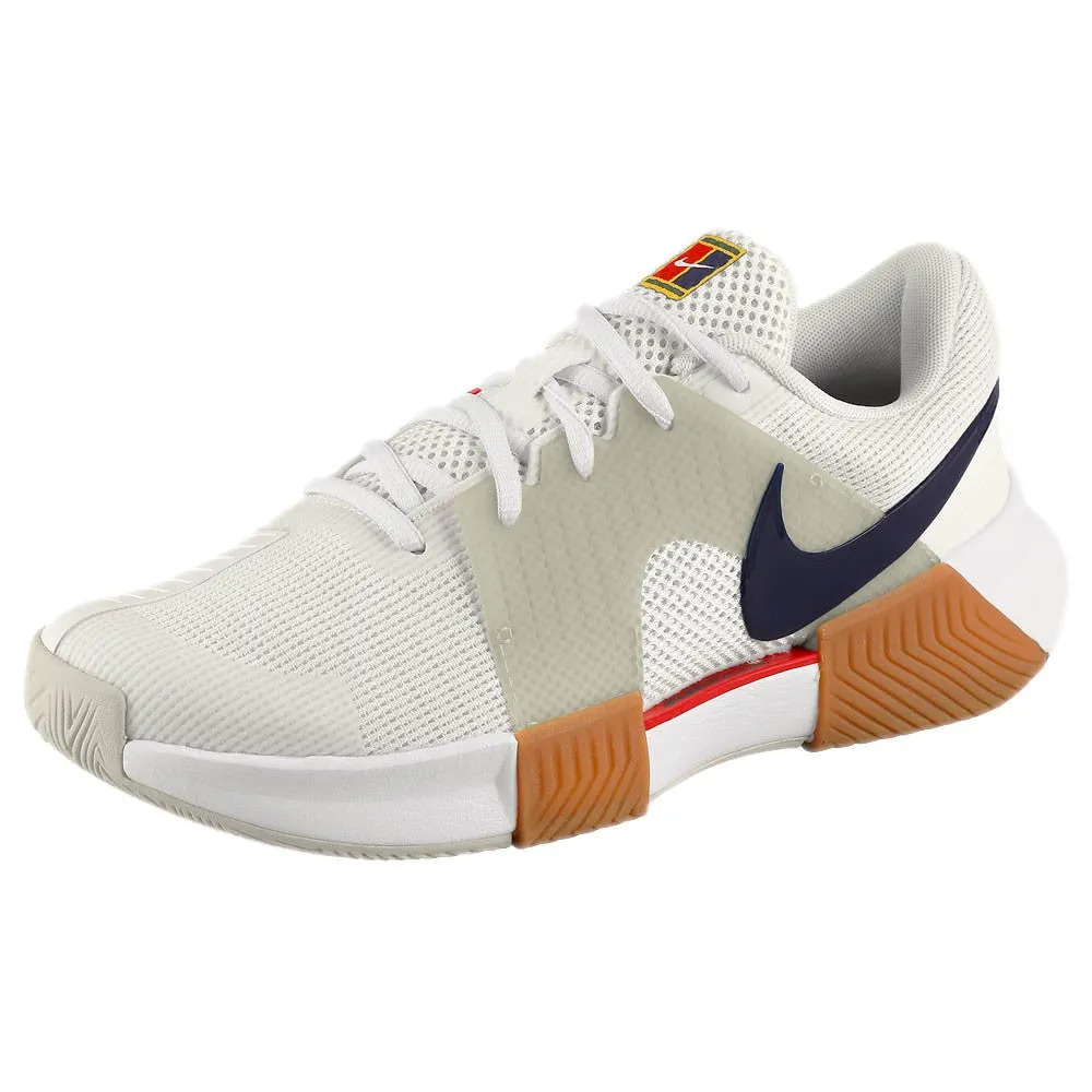 Nike Women's Air Zoom GP Challenge 1 - Summit White/Binary Blue Travel Ready All-around silhouette