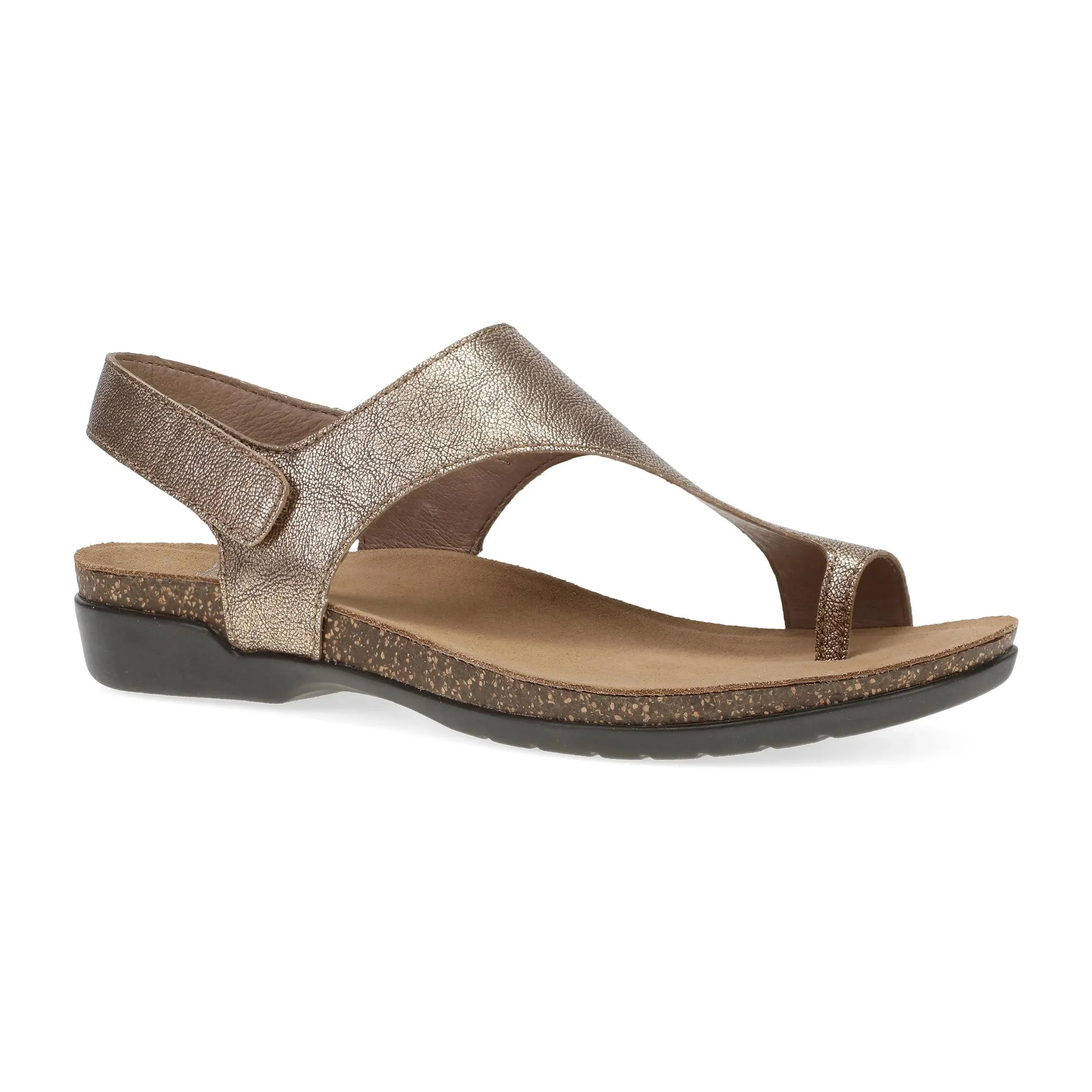Reece T-Strap Slingback Sandal - Bronze Metallic Durable ease High-performance ease