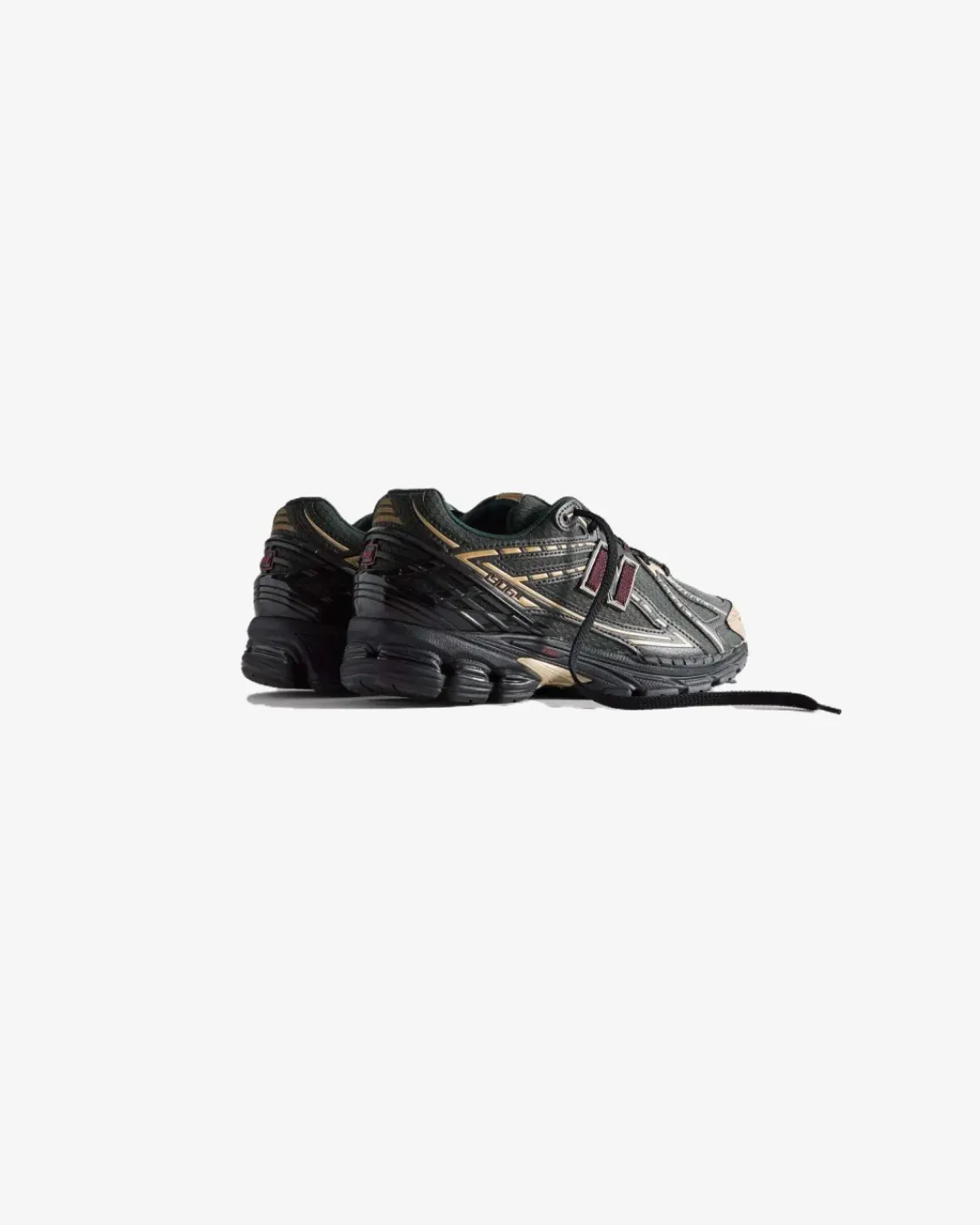 Kith X New Balance 1906R Black/Gold Sneakers Cross country running lace - up closure