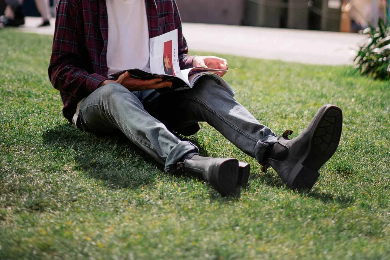 Blundstone #1308 Rustic Black Functional Style Durable Material