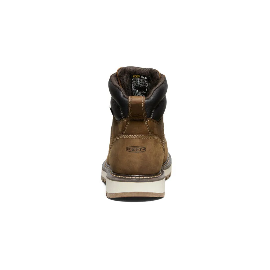 Waterproof Design Men's Cincinnati 6" Waterproof 90?? Heel Boot (Carbon Toe)  |  Belgian/Sandshell