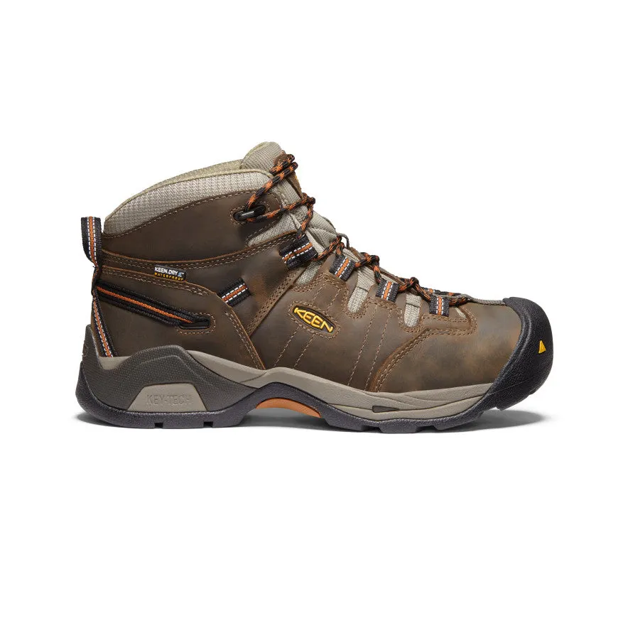 Protective Design Men's Detroit XT Waterproof Boot (Soft Toe)  |  Black Olive/Leather Brown