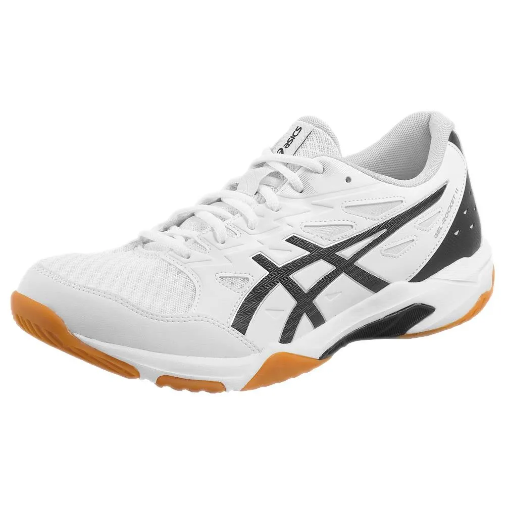 Asics Men's Gel-Rocket 11 - White/Pure Silver Adjustable