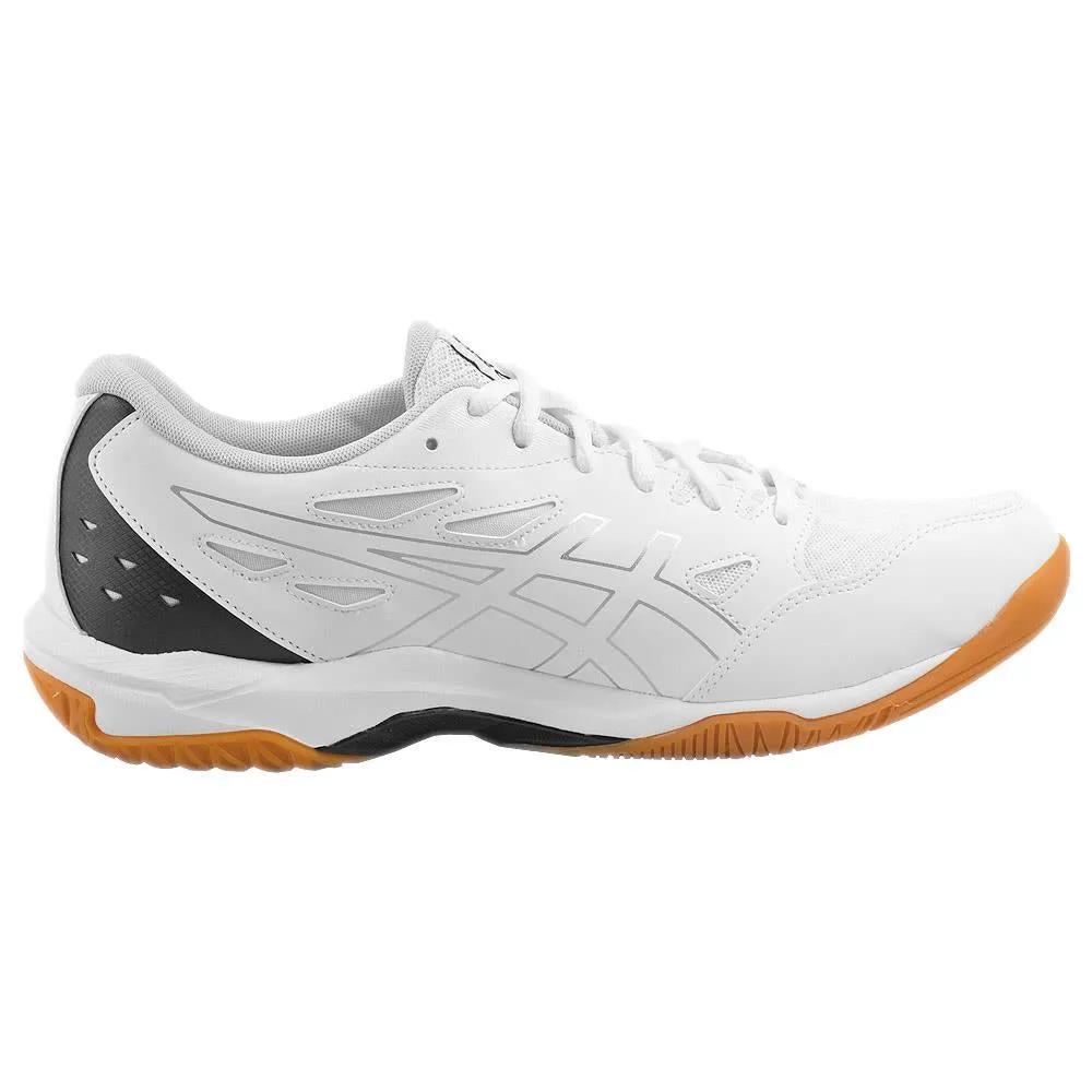 Classic Design Soft Support Asics Men's Gel-Rocket 11 - White/Pure Silver