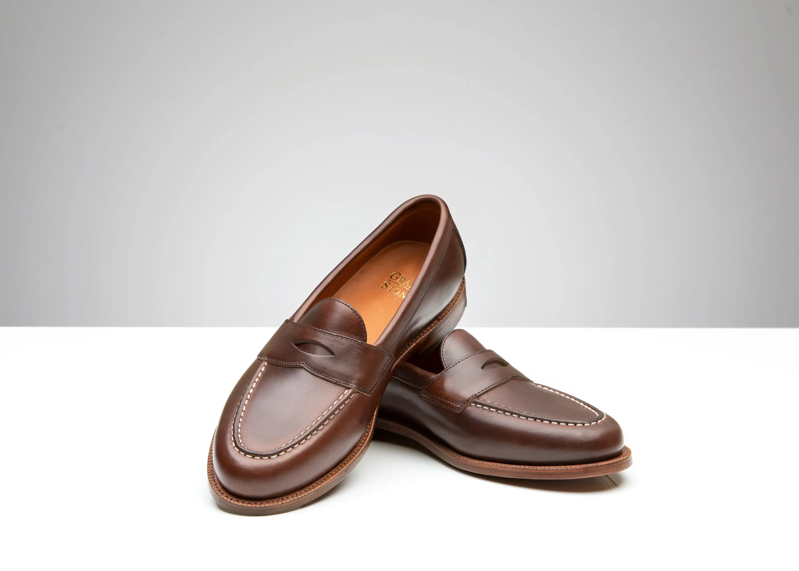 Traveler Penny Crimson Chromexcel Casual Slip-on Walking Shoes Polish Mode