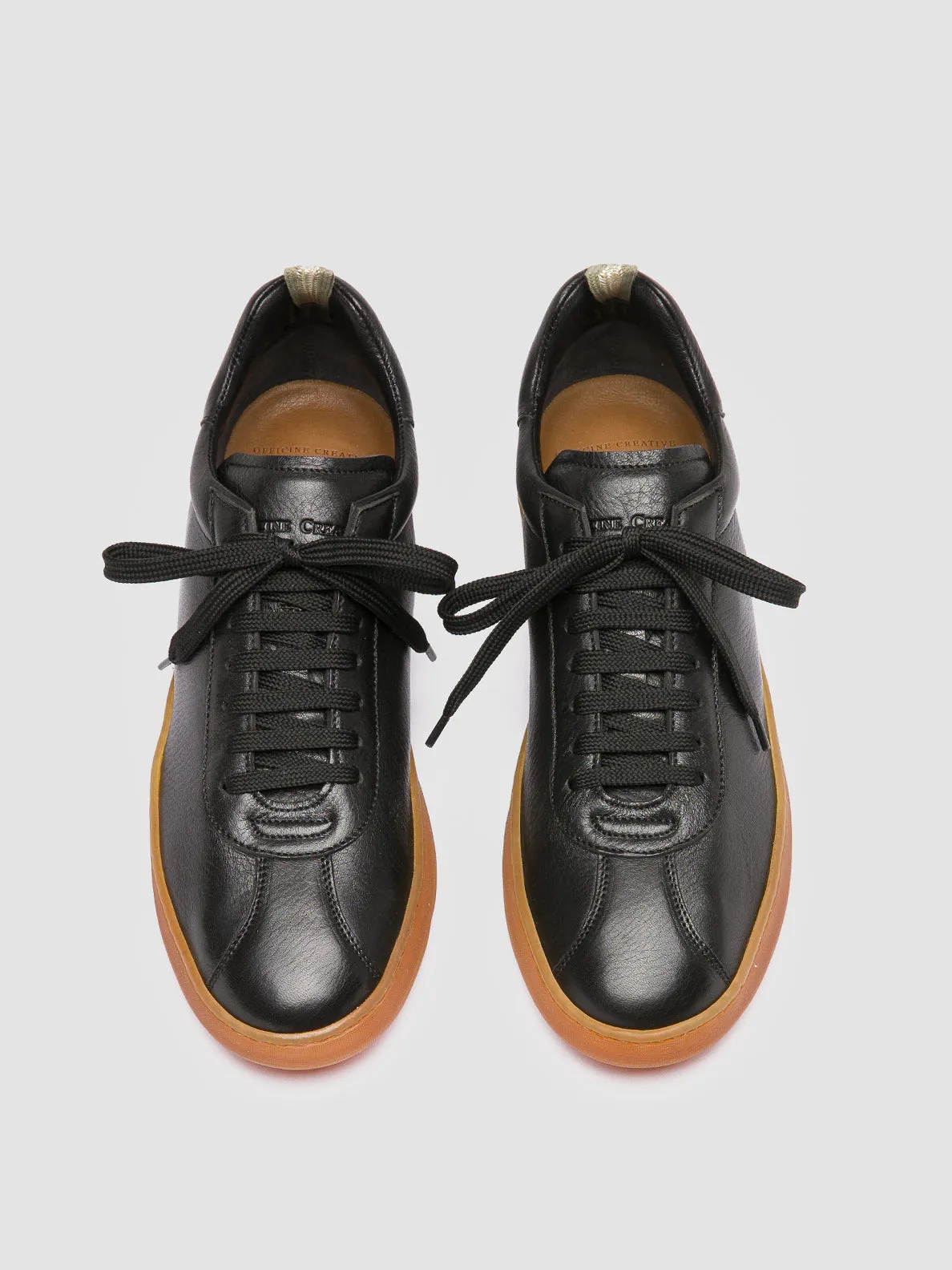 Support Base Weekend Casual HALO 001 - Black Leather Sneakers