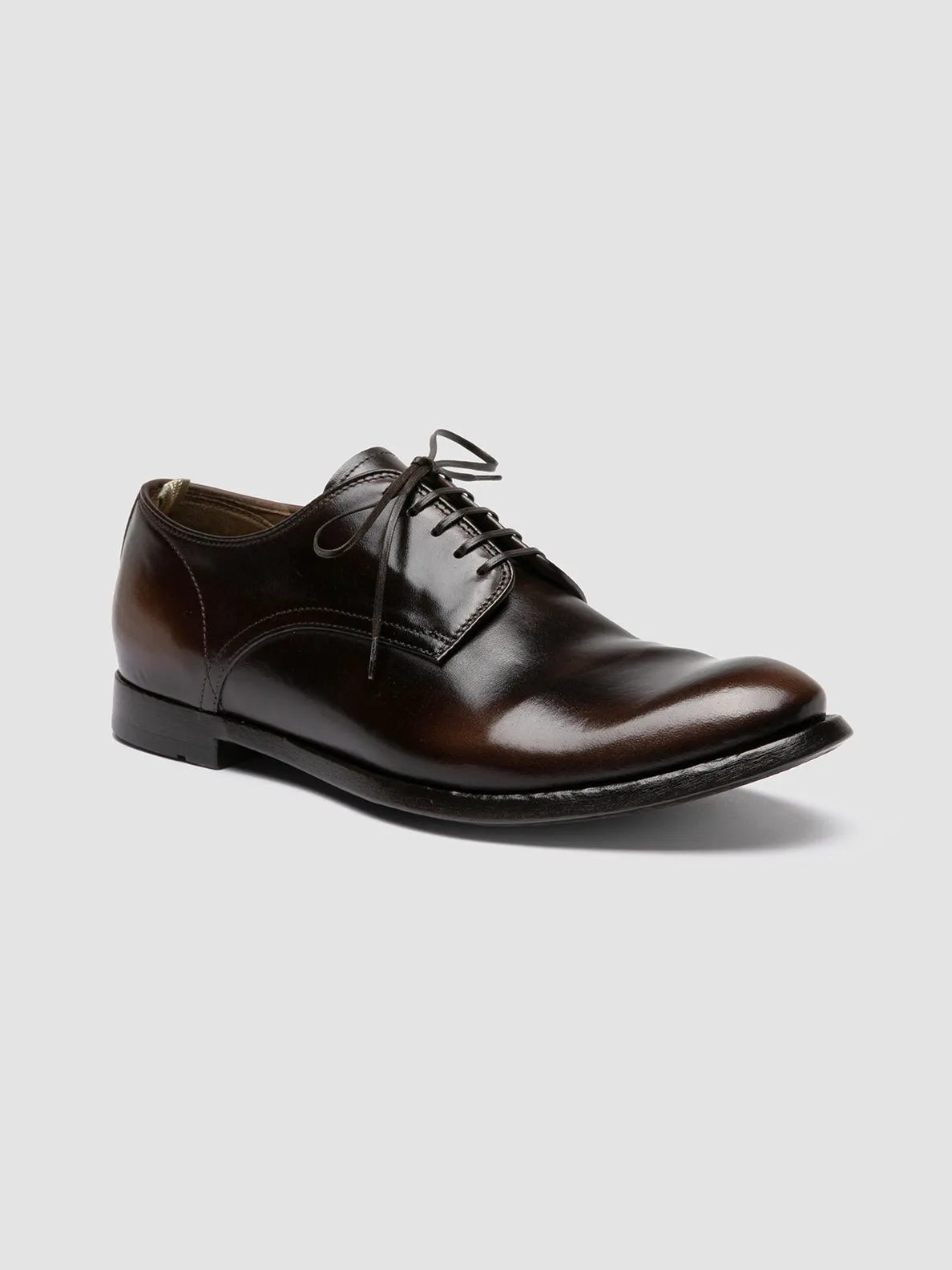 ANATOMIA 060 - Brown Leather Derby Shoes Sports Class