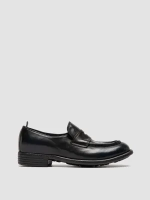 Simple Comfort Design CALIXTE 020 - Navy Leather Penny Loafers