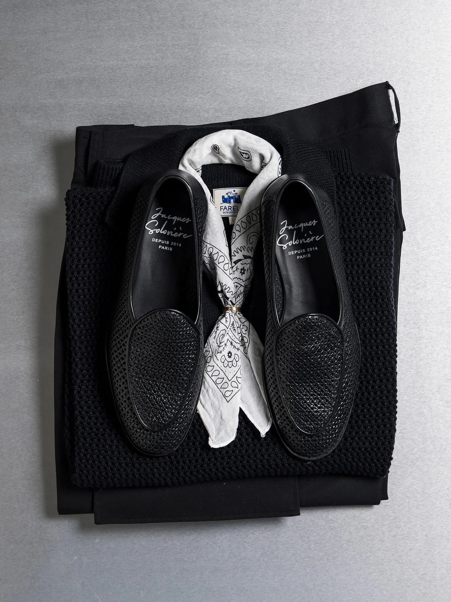 Slip-On Convenience JACQUES NEW PERFO BLACK