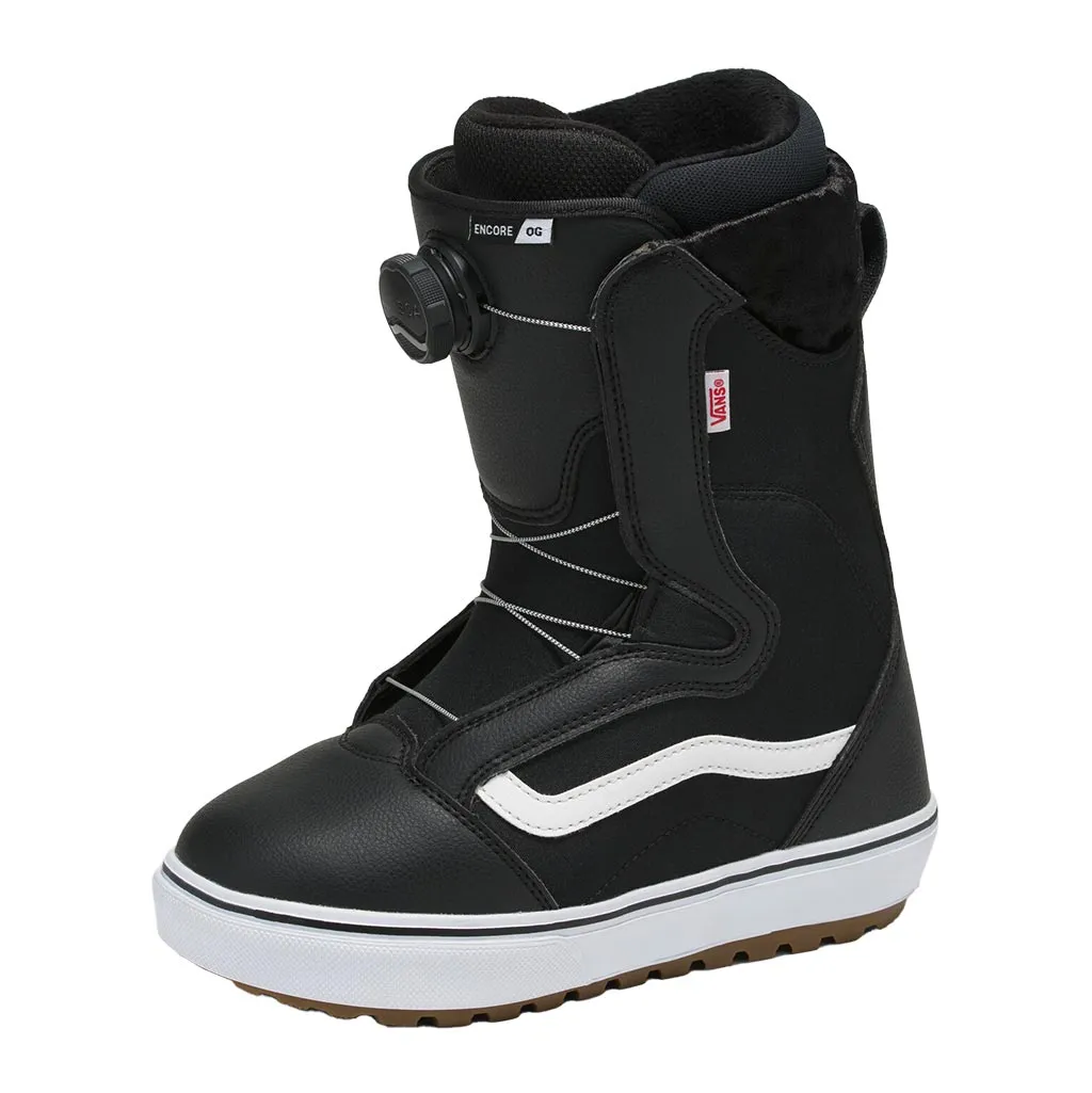 Cold Terrain Expedition Chilly Days Vans Encore OG Womens Boots - Black/White