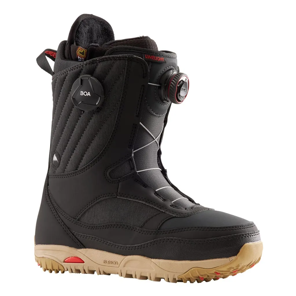 Chilly Weather Burton 2024 Womens Limelight Boa Boots - Black