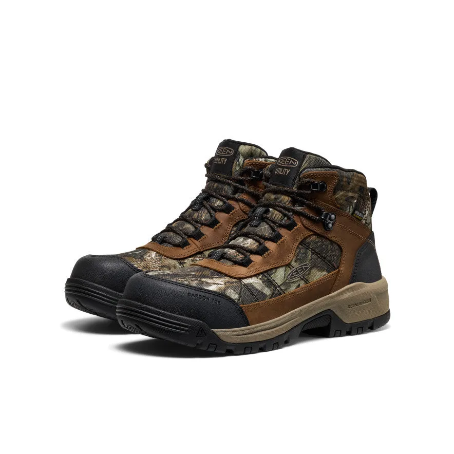 Middle-Aged Man Men's Skokie Waterproof Work Boot (Carbon Toe)  |  Camo/Black