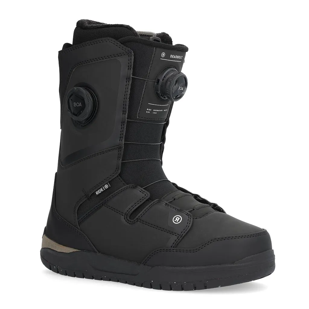 Ride 2025 Deadbolt Zonal Boa Boots - Black Weatherproof Winter