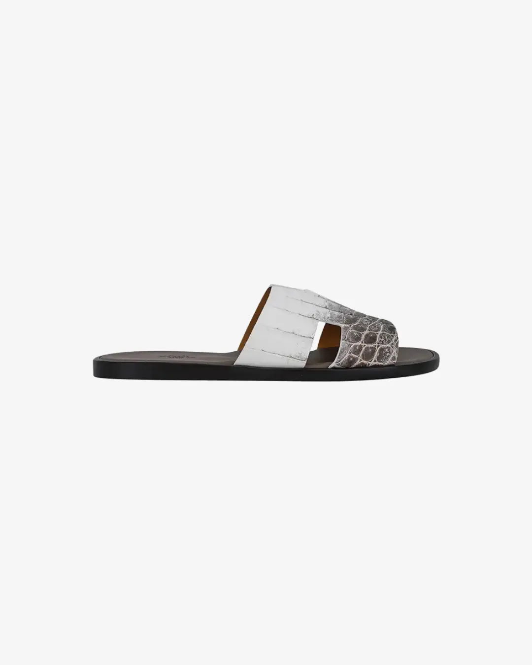 Hermes Himalayan Blanc Crocodile Izmir Sandal water - resistant shoes shock - dispersion shoes