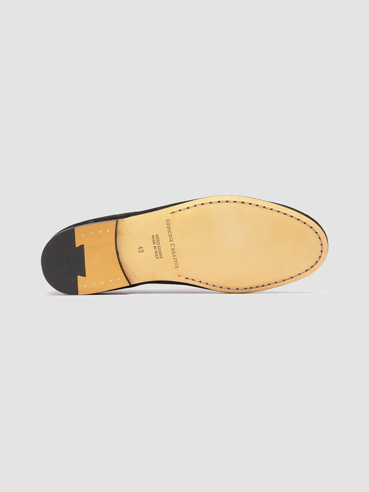 Lightweight Cushioning Padded Tongue AIRTO 001 - Black Suede Loafers