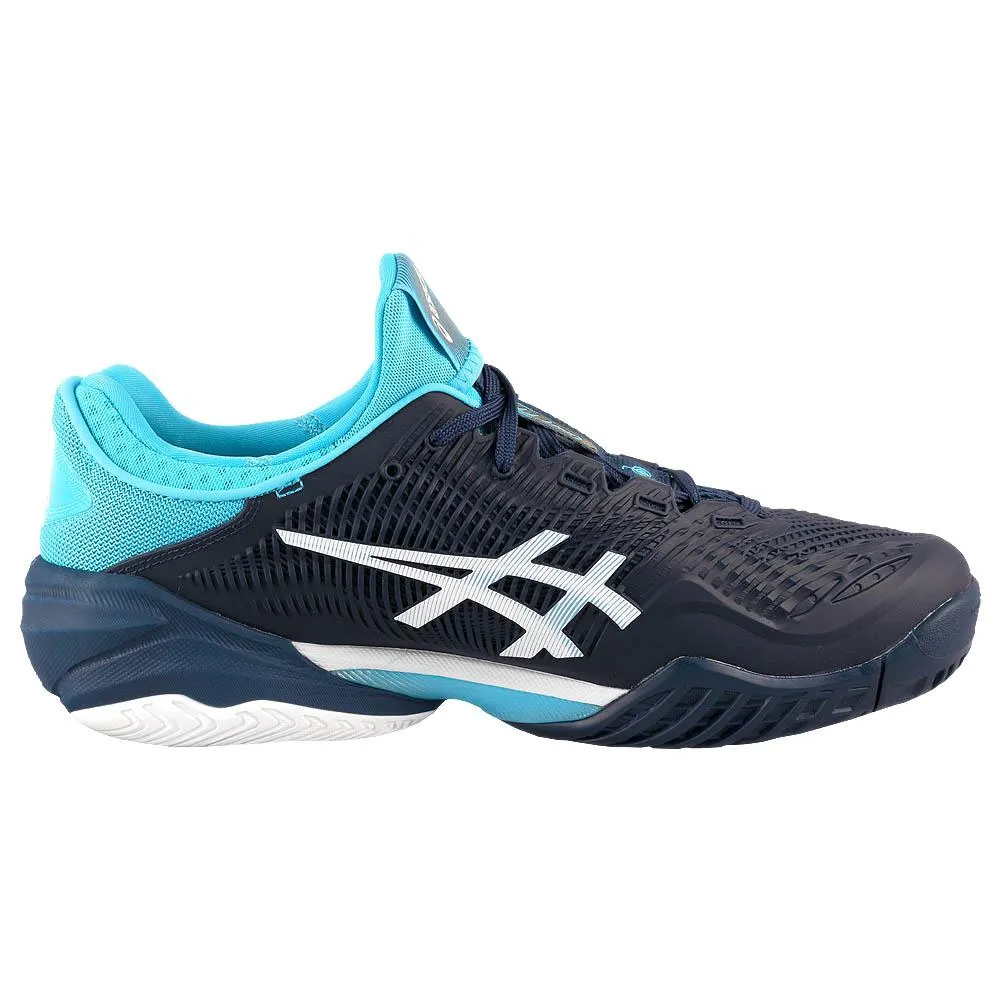 Dynamic chic Asics Men's Court FF 3 Novak - Blue Expanse/White