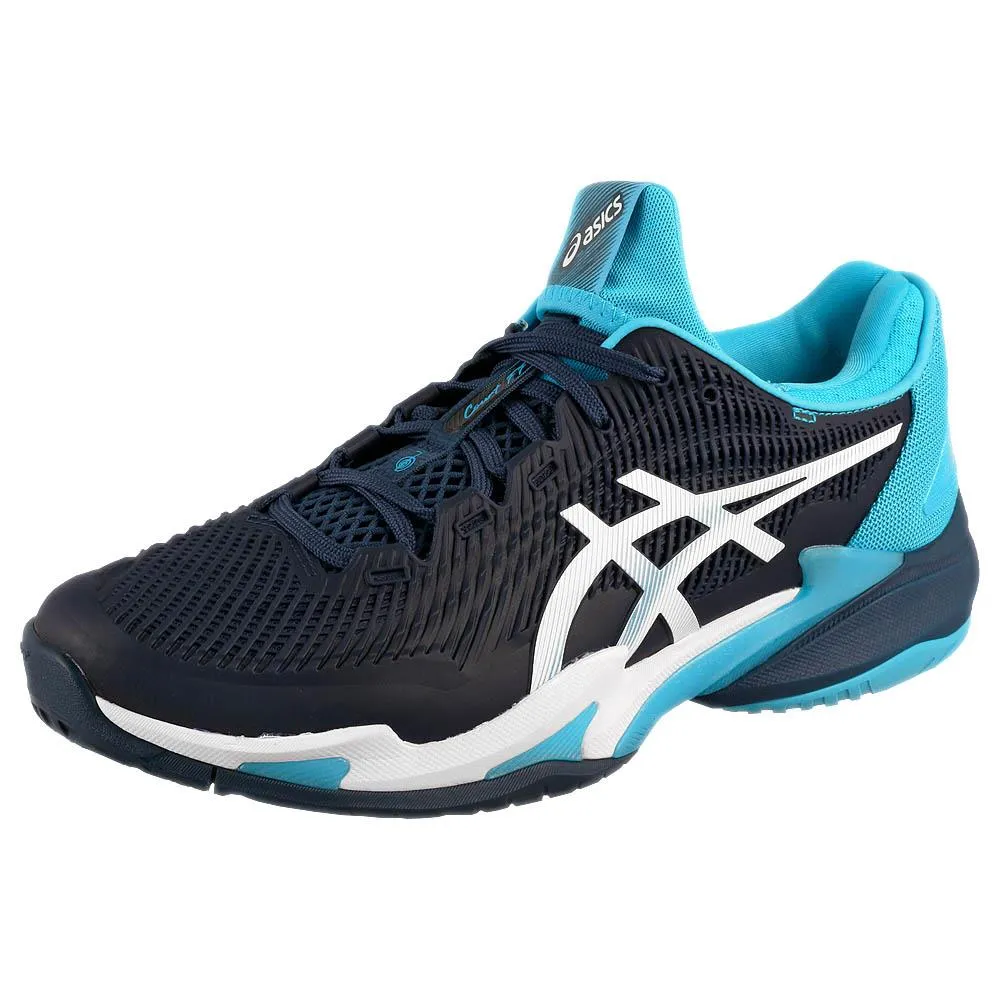 Everyday Fit Asics Men's Court FF 3 Novak - Blue Expanse/White