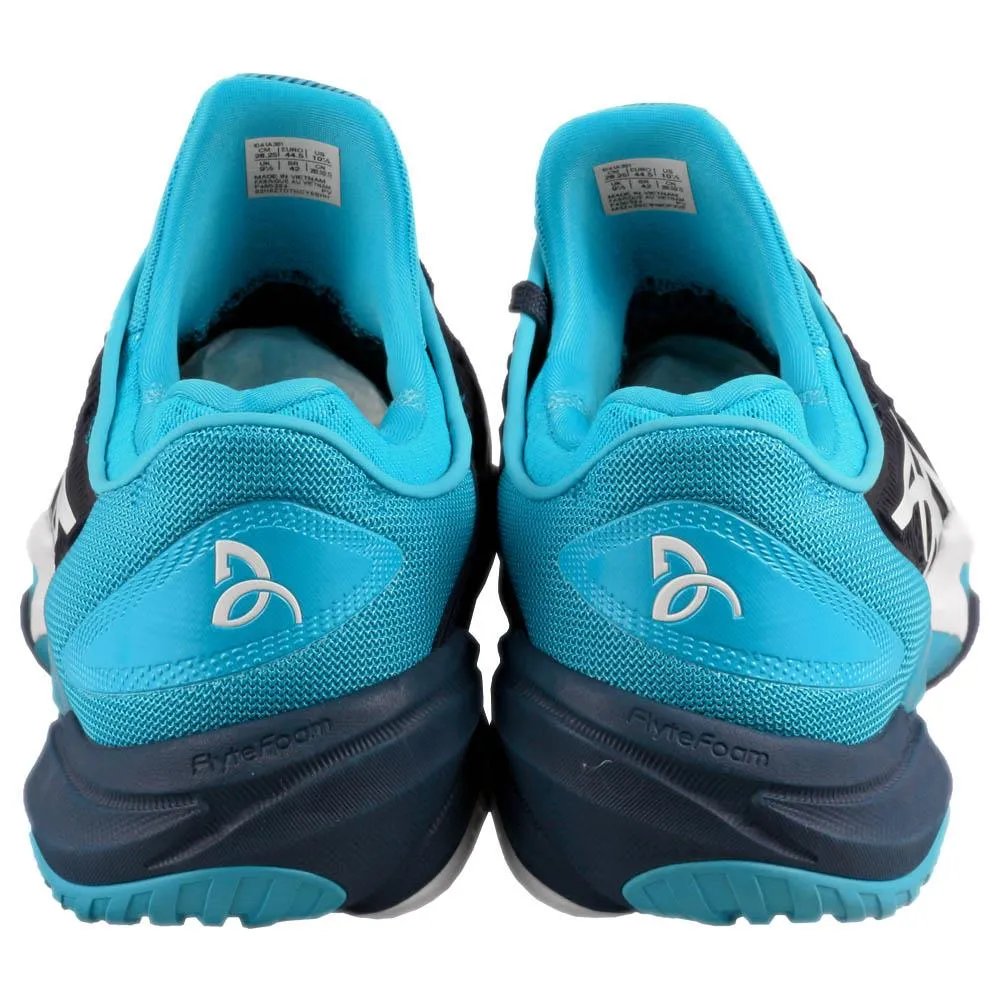 Running Trails Asics Men's Court FF 3 Novak - Blue Expanse/White