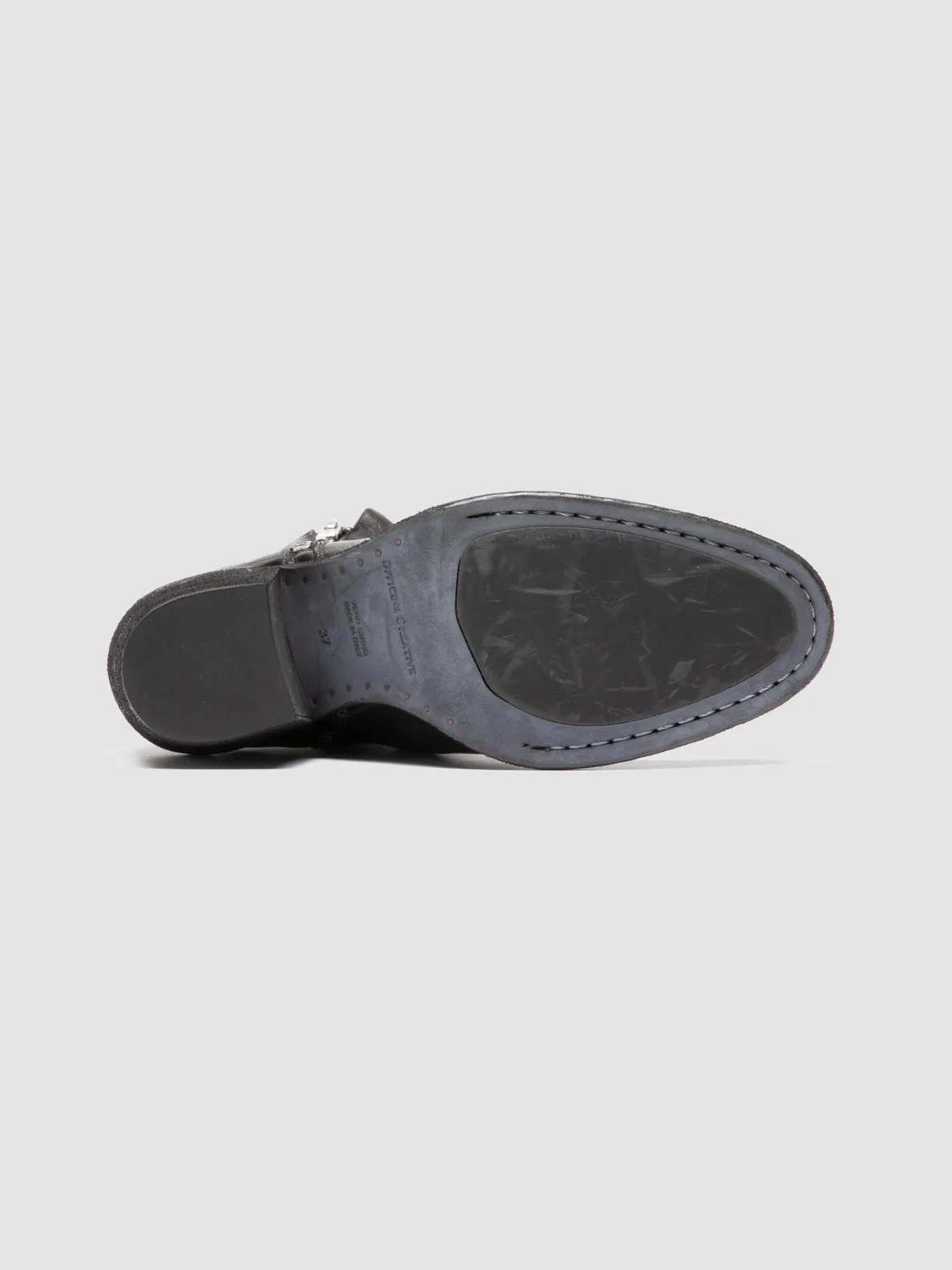 SYDNE 018 - Black Leather Zipped Boots Quick Fit