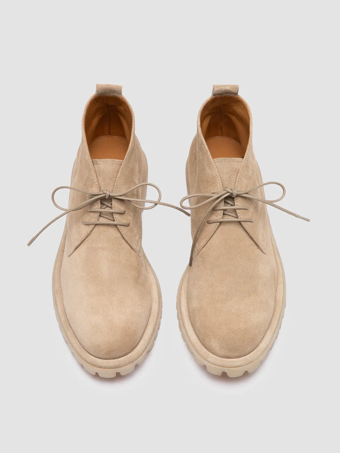 Quick Outfits SPECTACULAR 013 - Beige Suede Chukka Boots