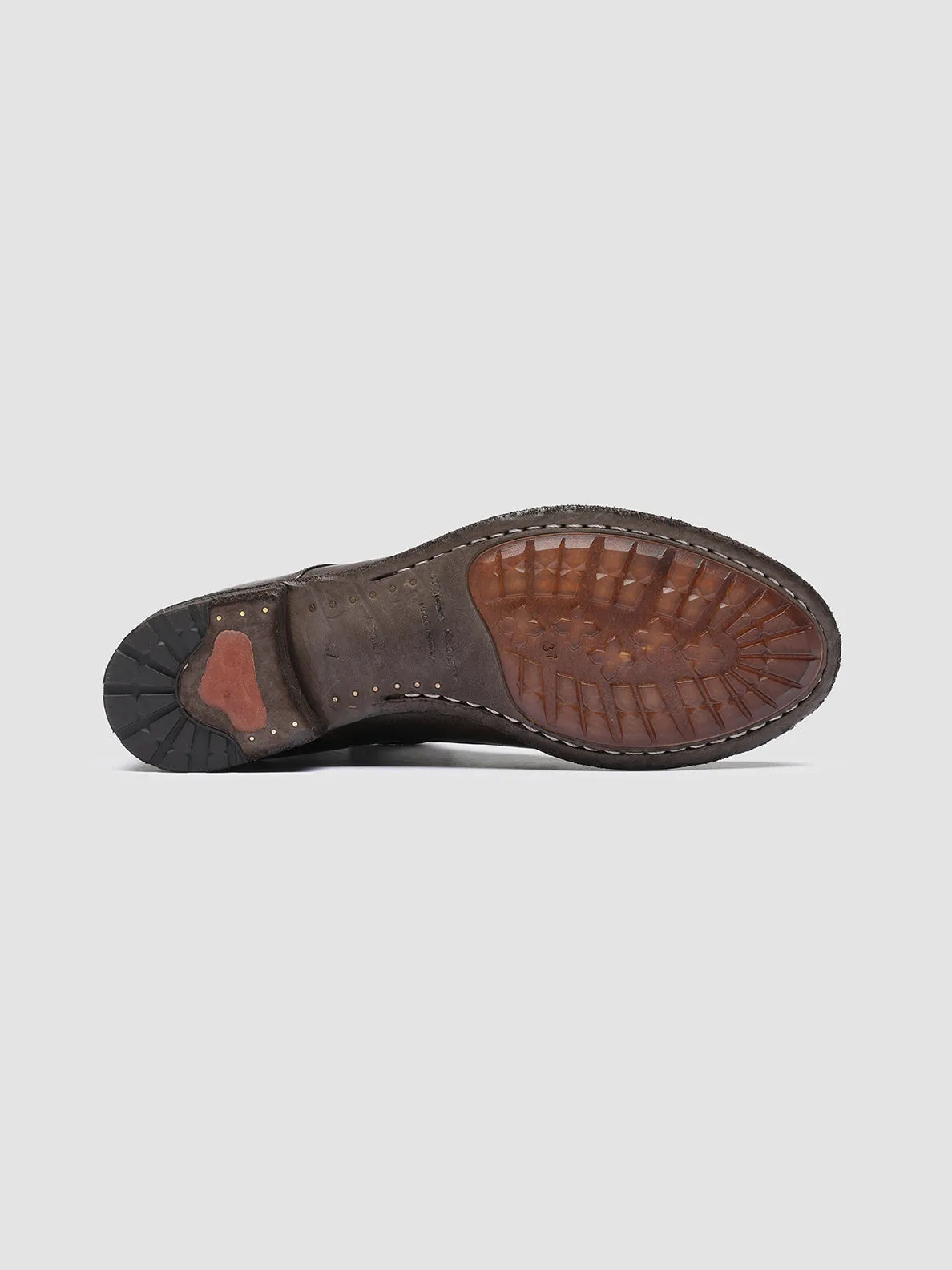 Urban Adventure Practical Wear LEXIKON 123 - Brown Zipped Leather Ankle Boots