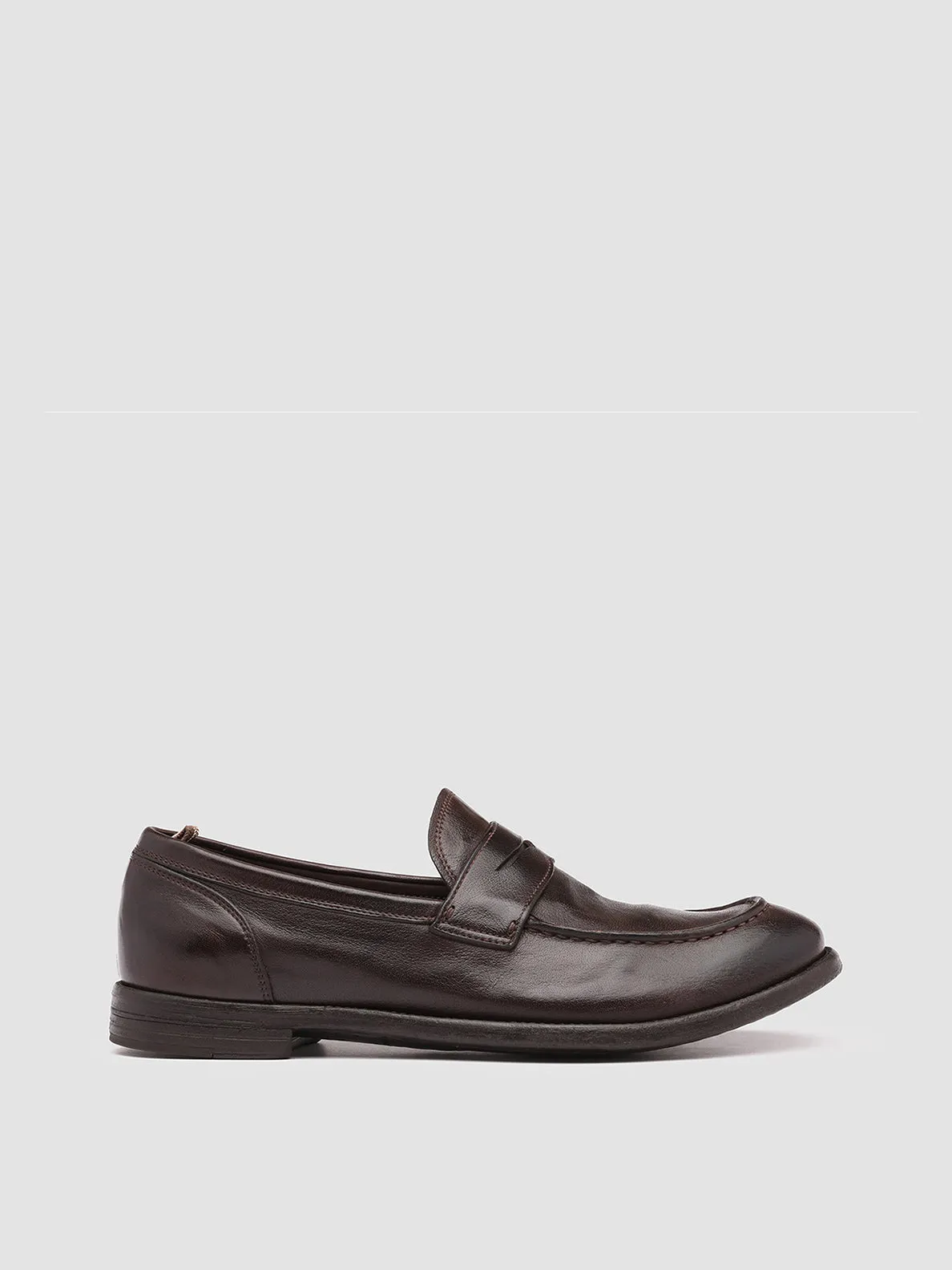 Light Grip ARC 509 - Brown Leather Penny Loafers