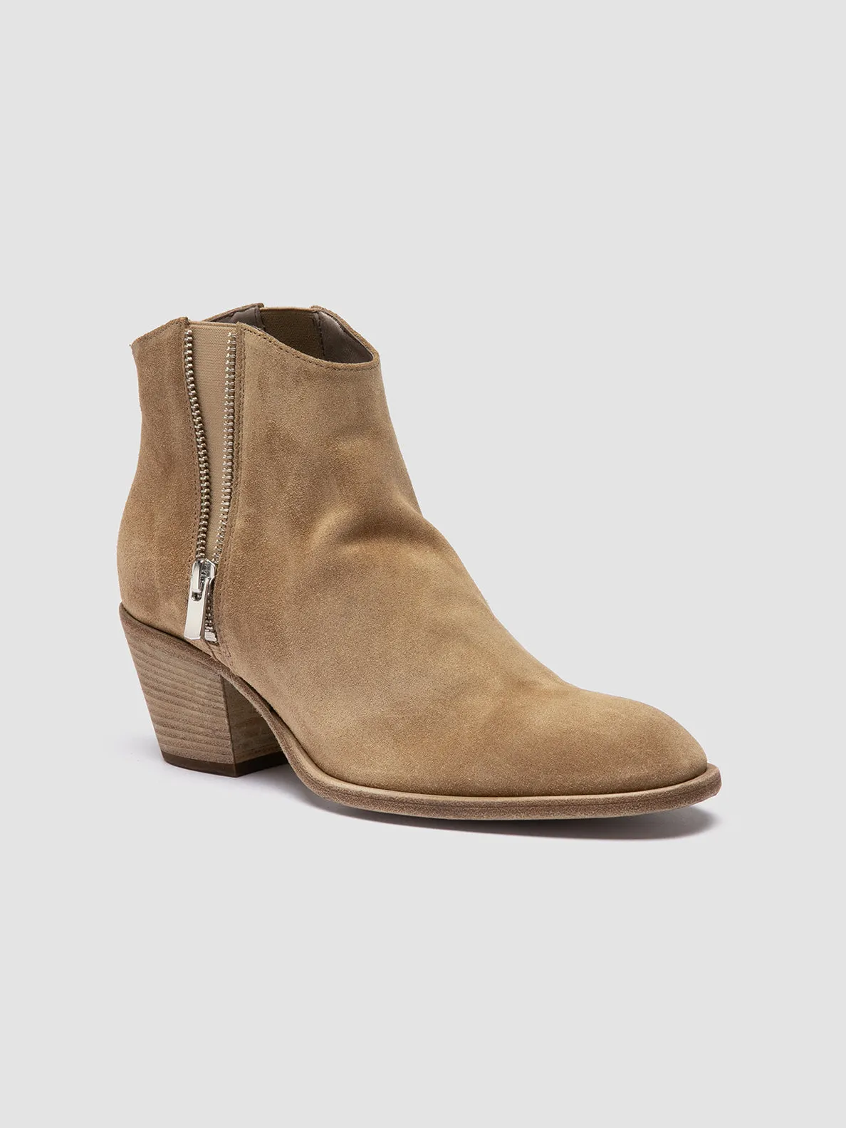 Sport Street All-Purpose Use SYDNE 015 - Beige Suede Ankle Boots