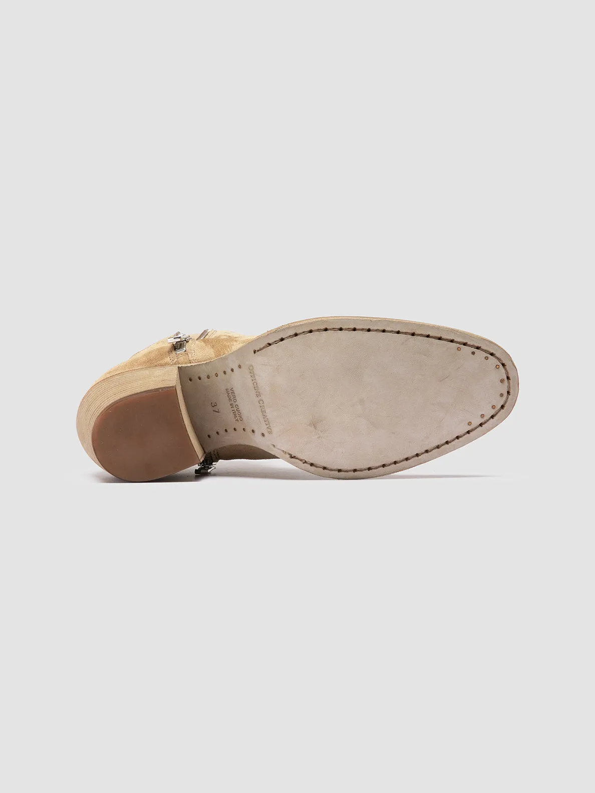 Class Day Minimal Edge SYDNE 015 - Beige Suede Ankle Boots