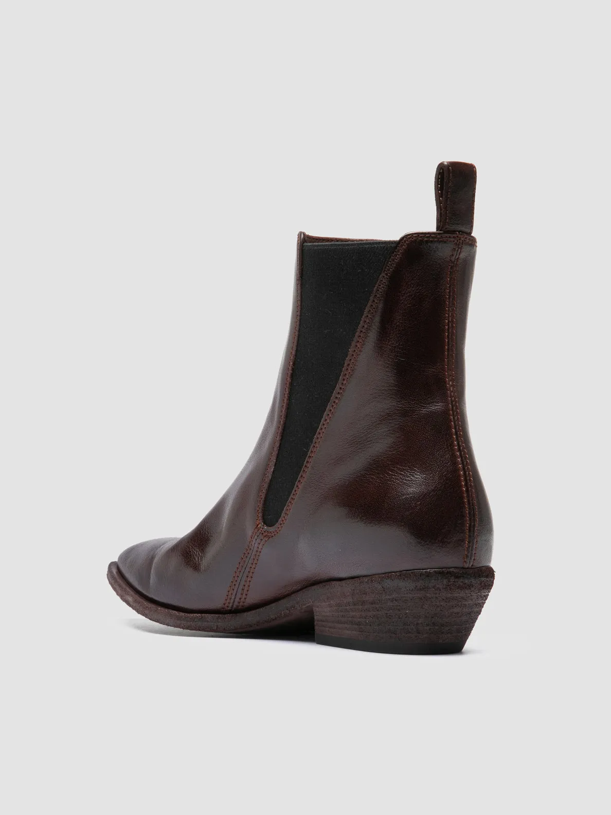 Fresh Daily Cushioned Midsole NOELIE DD 101 - Burgundy Leather Chelsea Boots