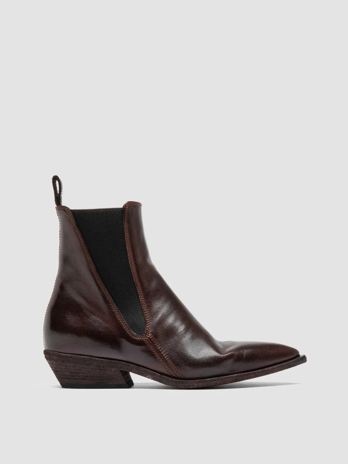 Game Day NOELIE DD 101 - Burgundy Leather Chelsea Boots