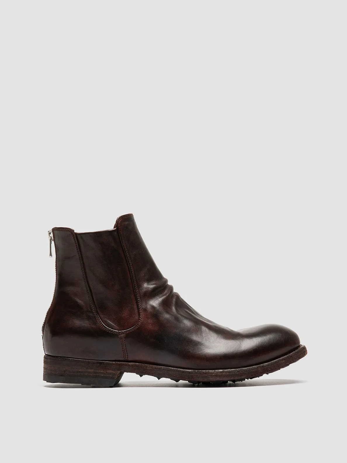 Classy stability Speed Ready ARBUS 021 - Brown Leather Zip Boots