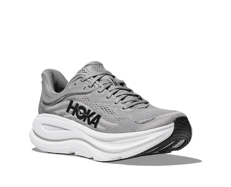 soccer - compatible shoes HOKA Men's Bondi 9 Galactic Grey/Stellar Grey