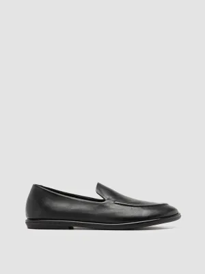 Shop Lane MIENNE 101 - Black Leather Loafers